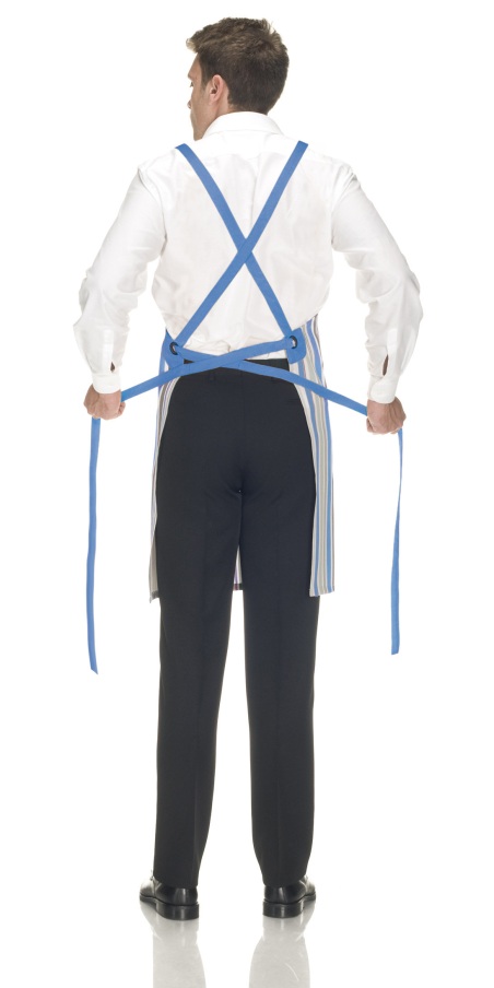 Orvieto Blue Spezia Striped Apron