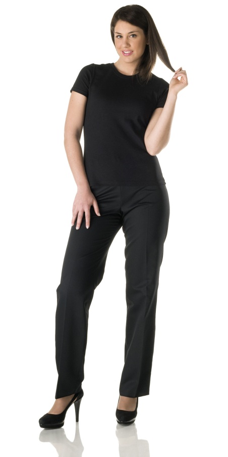T-shirt Donna In Cotone Jersey, Colore Nero, Taglia S, 100% Pettinato E Filato A Anelli