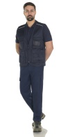 Navy Blue Reporter Vest
