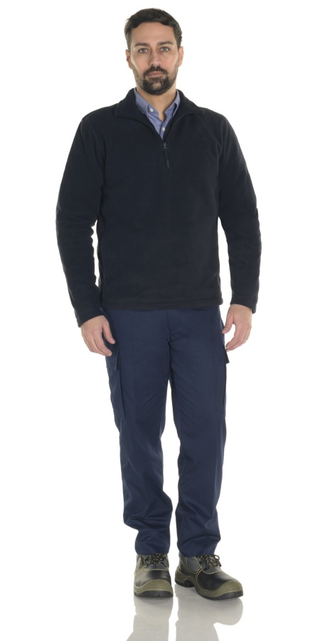 Blue Half Zip Fleece