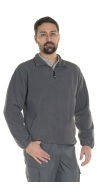 Grey Half Zip Fleece