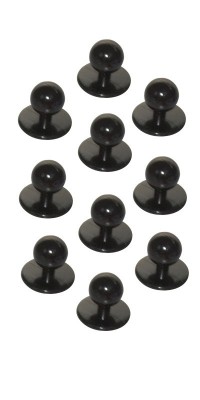 Black Stud Buttons