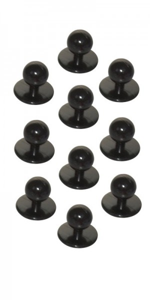 Black Stud Buttons - corbaraweb