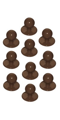 Brown Stud Buttons