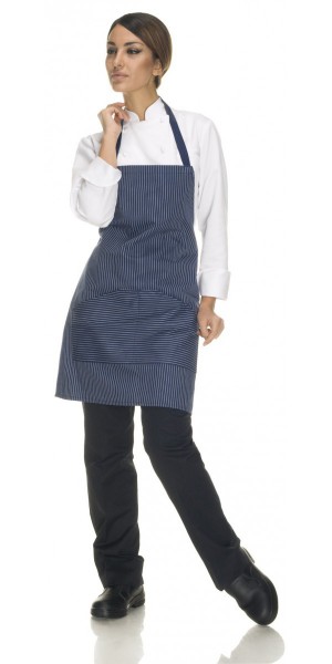 Pescara Blue Reno Striped Apron