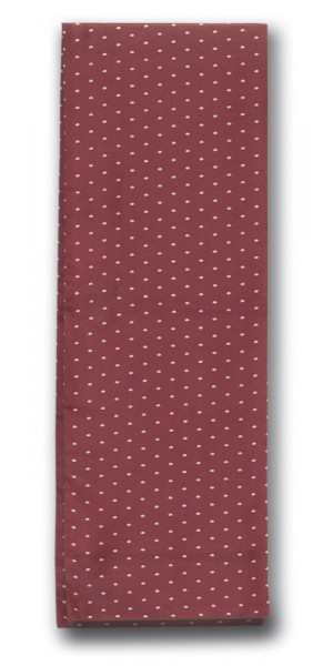 Burgundy Polka-Dot Scarf