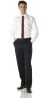 Cravatta Seventy Gessato Bordeaux