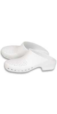 Calzuro White Clogs