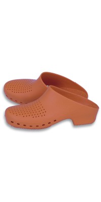 Calzuro Orange Clogs