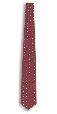 Burgundy Polka-Dot Tie