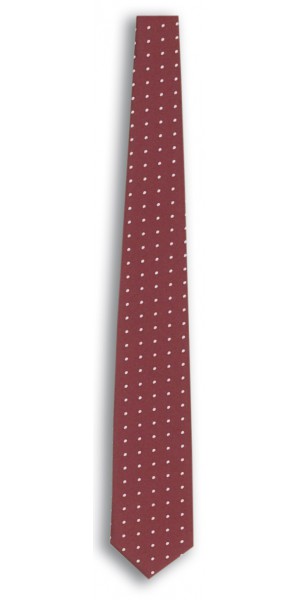 Cravatta Pois Bordò