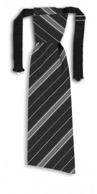 Alice Grey Striped Short Tie