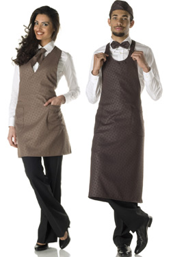 nocciola and gianduia aprons