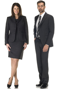 front office garments in Anthracite Grey