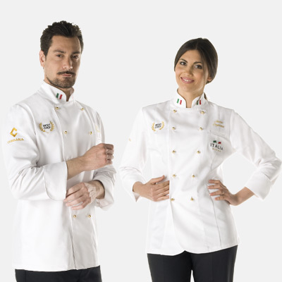 chef jackets with traditional buttoning