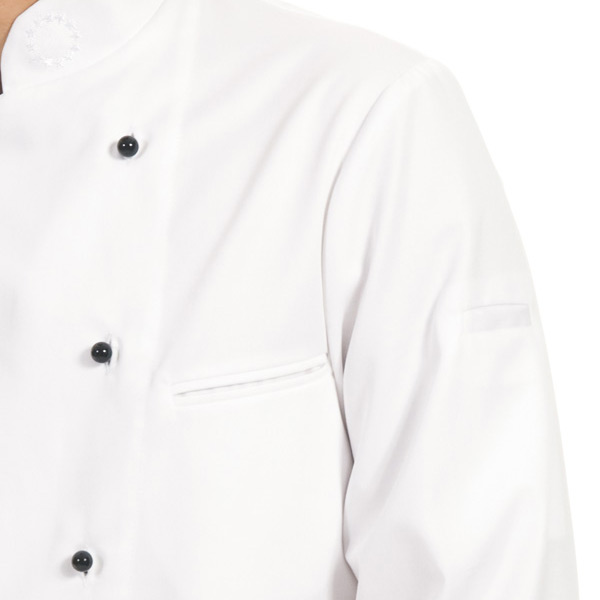 Details about   Men Chef Jackets Chef Uniform Long Sleeve Kitchen White Restaurant HS