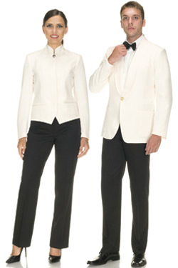 cream waiter jackets