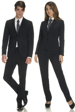 slim fit front desk uniform