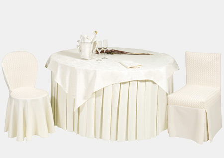 Chair Covers, Table Skirts and Table linens for Restaurants