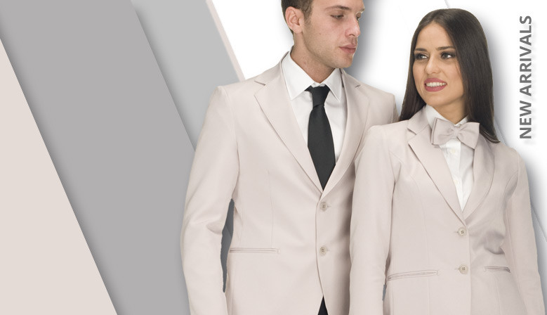 Restaurant jackets in the new Sand colour